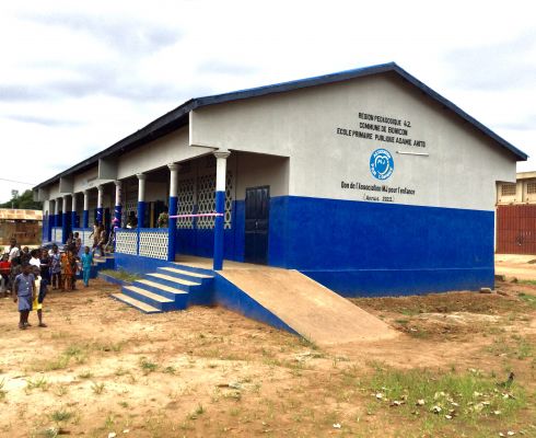 Inauguration d'une école primaire dans la commune de BOHICON le 02.08.22