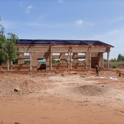 Evolution des travaux : école primaire à Zohénou dans la commune de TOVIKLIN