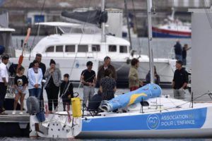 Lancement du bateau MJ à Larmor Plage le vendredi 24.07.20