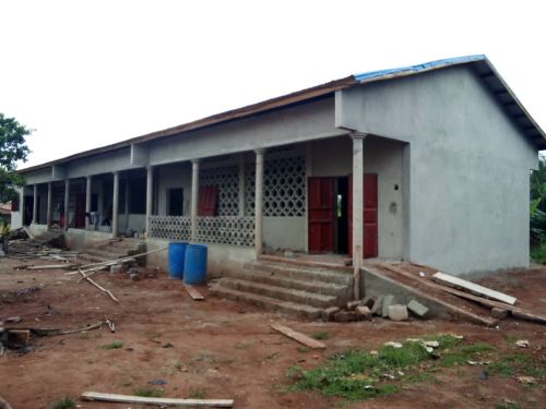 Evolution des travaux : Ecole primaire à Tanta Kinkounsa dans la commune de ZE