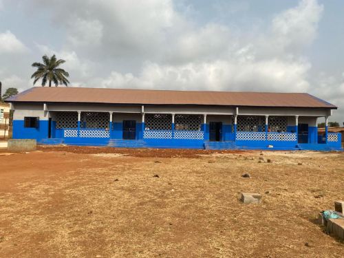 Evolution des travaux :  école primaire dans la commune de BOHICON