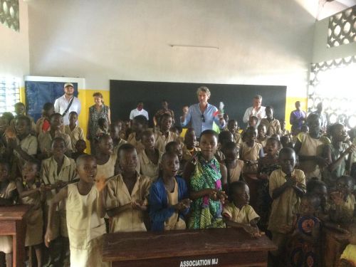 Inuaguration de l'école primaire de Hounhouemey Condji dans la commune de COME le 09/02/22