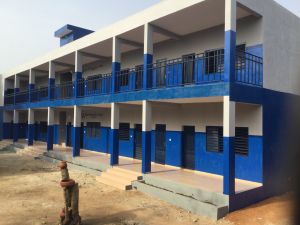 Inauguration d’un bloc de dortoirs sur 2 étages à L’IUEP de GOVIE ALLADA financé par le groupe PRÉ VISION de Treflevenez et la Famille DELACOU