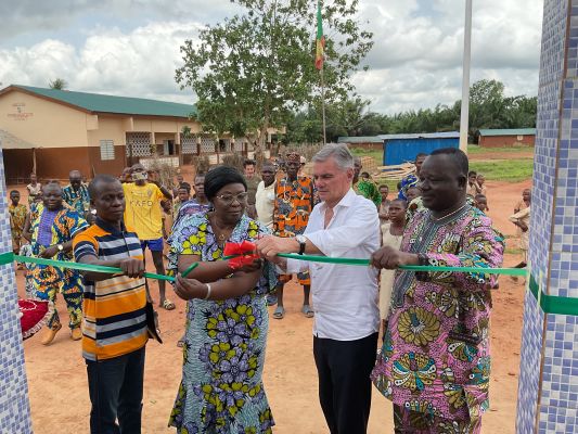 Inauguration d'un château d'eau et de 3 puits à ZIMBENOU-TOFFO