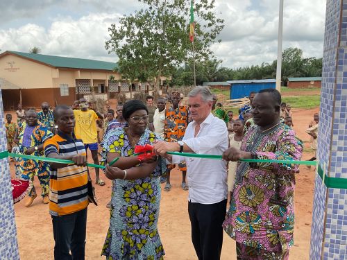 Inauguration d'un château d'eau et de 3 puits à ZIMBENOU-TOFFO