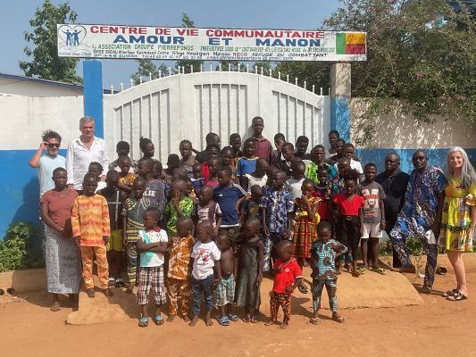 Visite Orphelinat AMOUR et MANON.