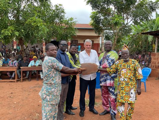 Lancement des travaux pour la réalisation d'un château d'eau et 2 puits à CASSAGBO - TOFFO.