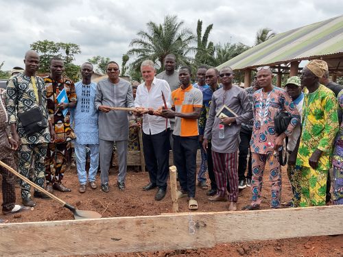 Lancement des travaux pour la réalisation d'un château d'eau et 2 puits d'eau à WASSA-ZÉ.