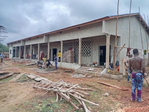 École primaire de DAAGBE NAGOT – Avancement des travaux
