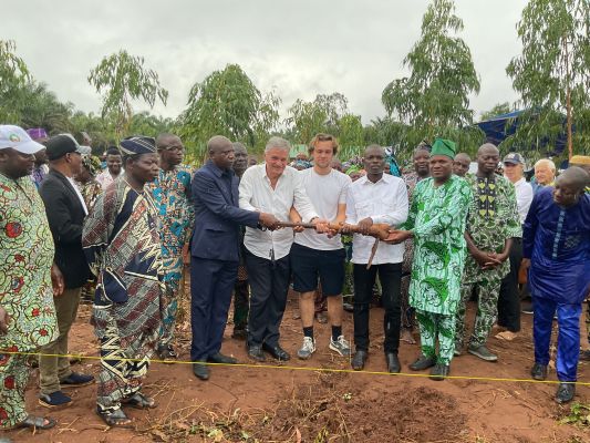 LANCEMENT DES TRAVAUX POUR LA CONSTRUCTION D'UNE ÉCOLE A FIFATIN - AVRANKOU