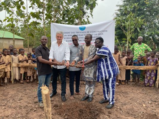 LANCEMENT DES TRAVAUX DE CONSTRUCTION D'UN CHÂTEAU D'EAU ET DEUX PUITS A TCHIHEIGNON - ZOGBODOMEY